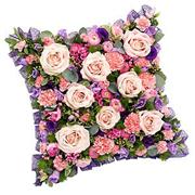 Pink and Mauve Cushion 45cm
